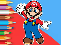 Παιχνίδι Coloring Book: Mario Happy Skating